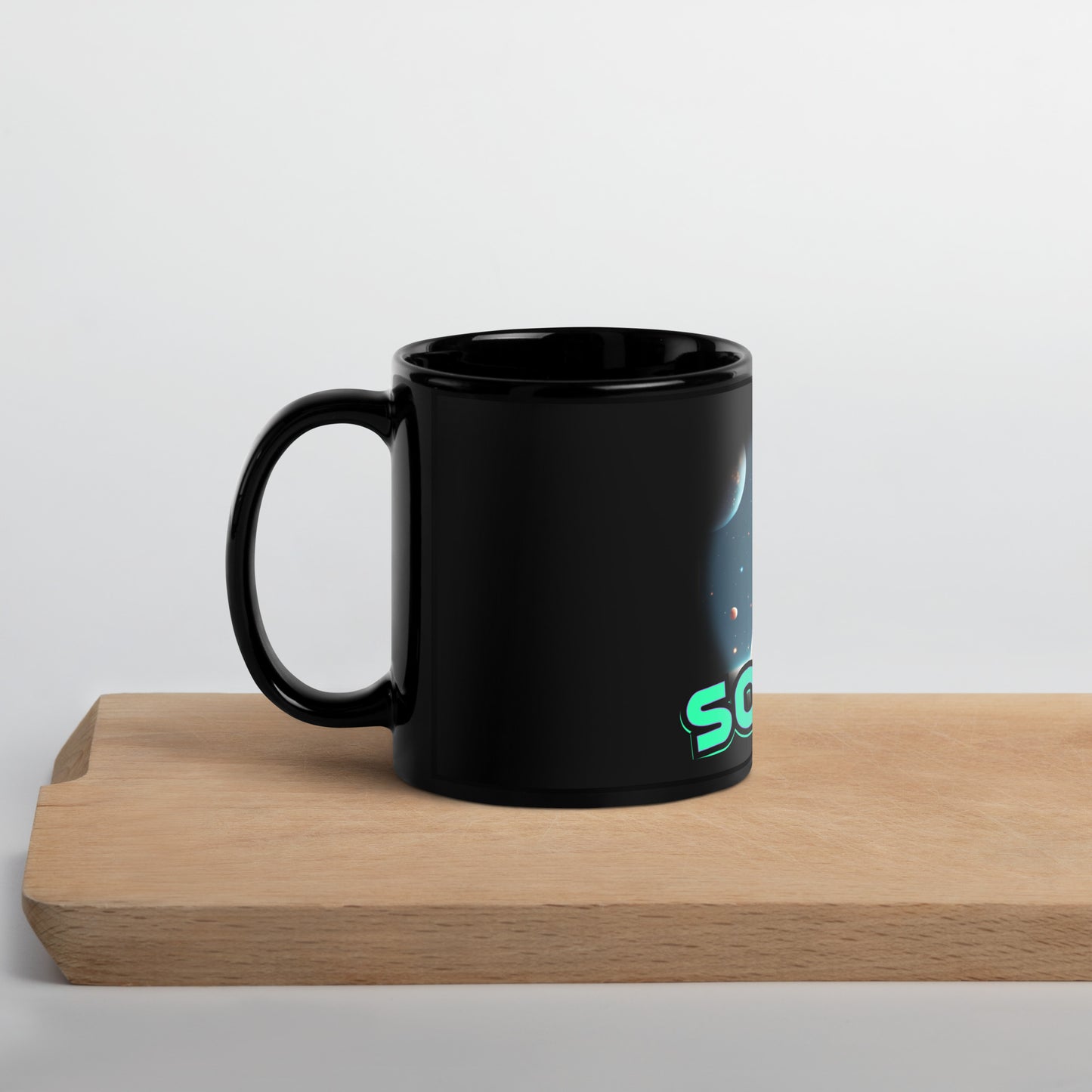 Black Glossy Mug