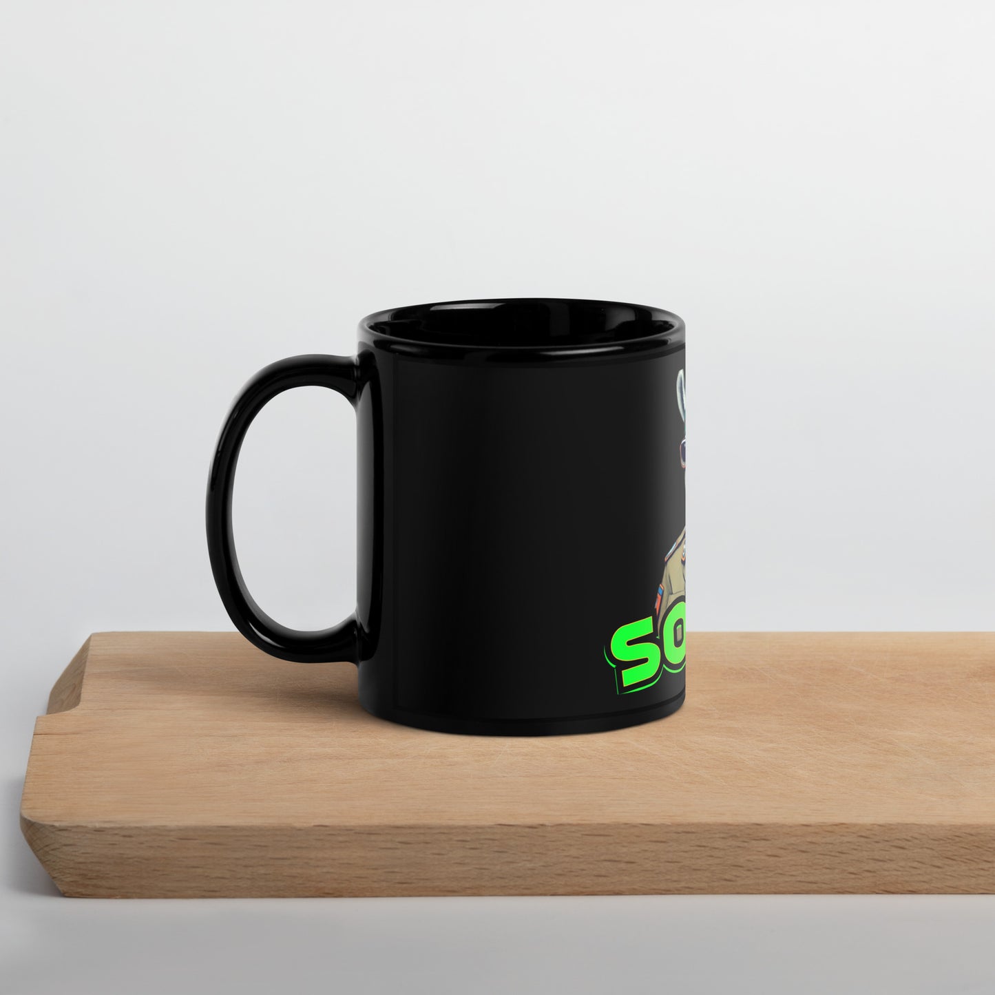 Black Glossy Mug