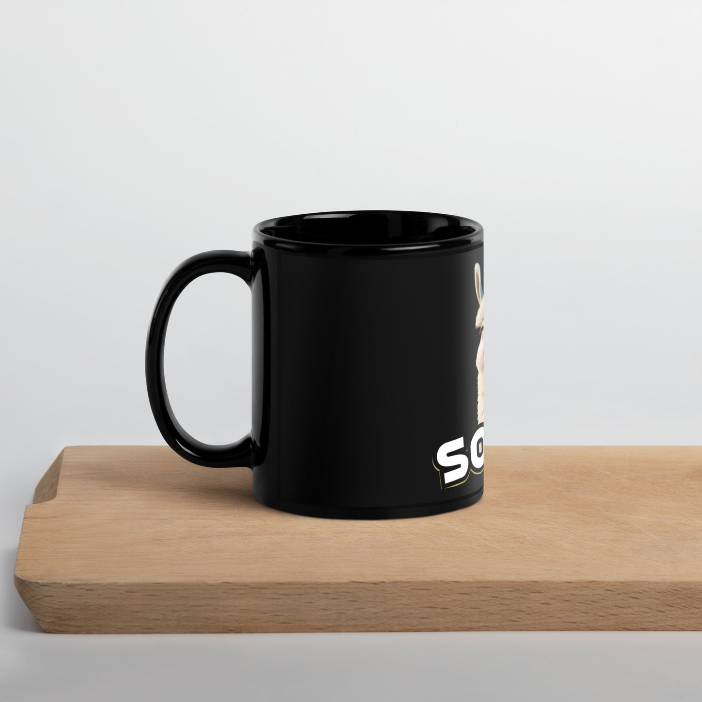 Black Glossy Mug