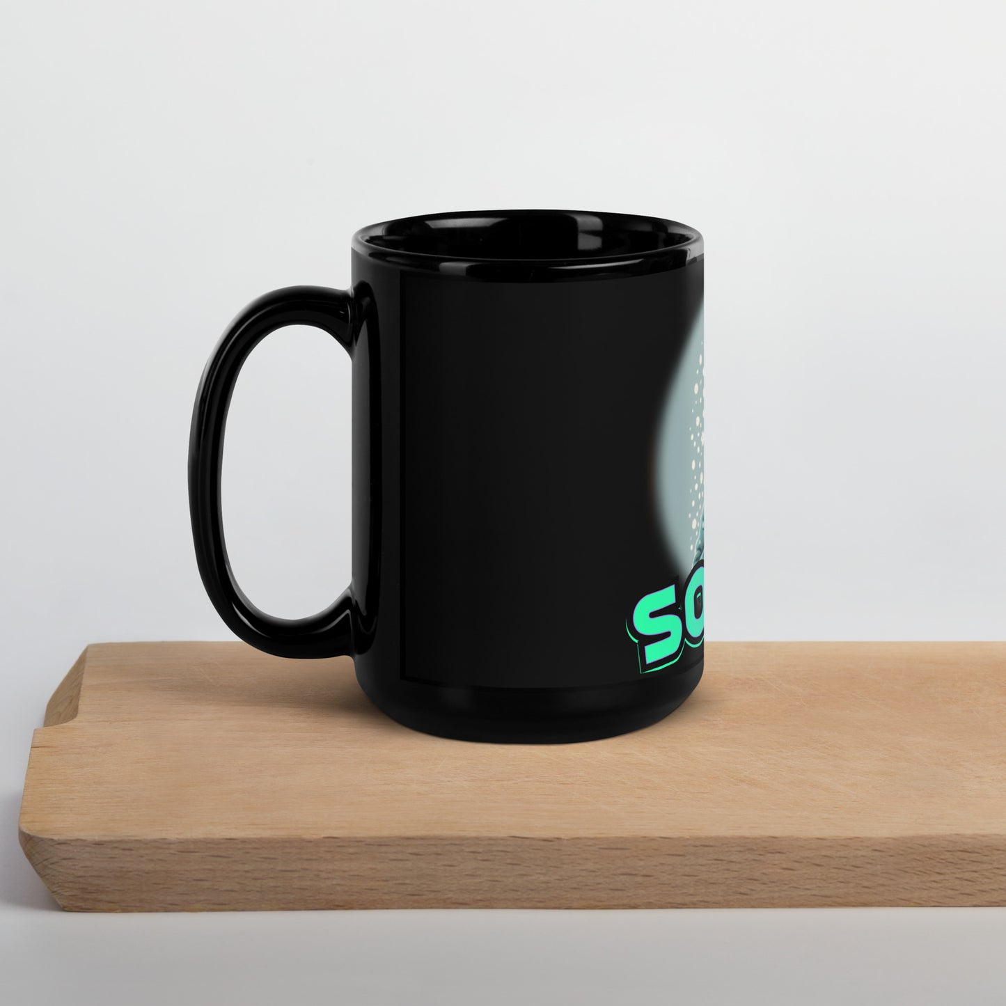 Black Glossy Mug