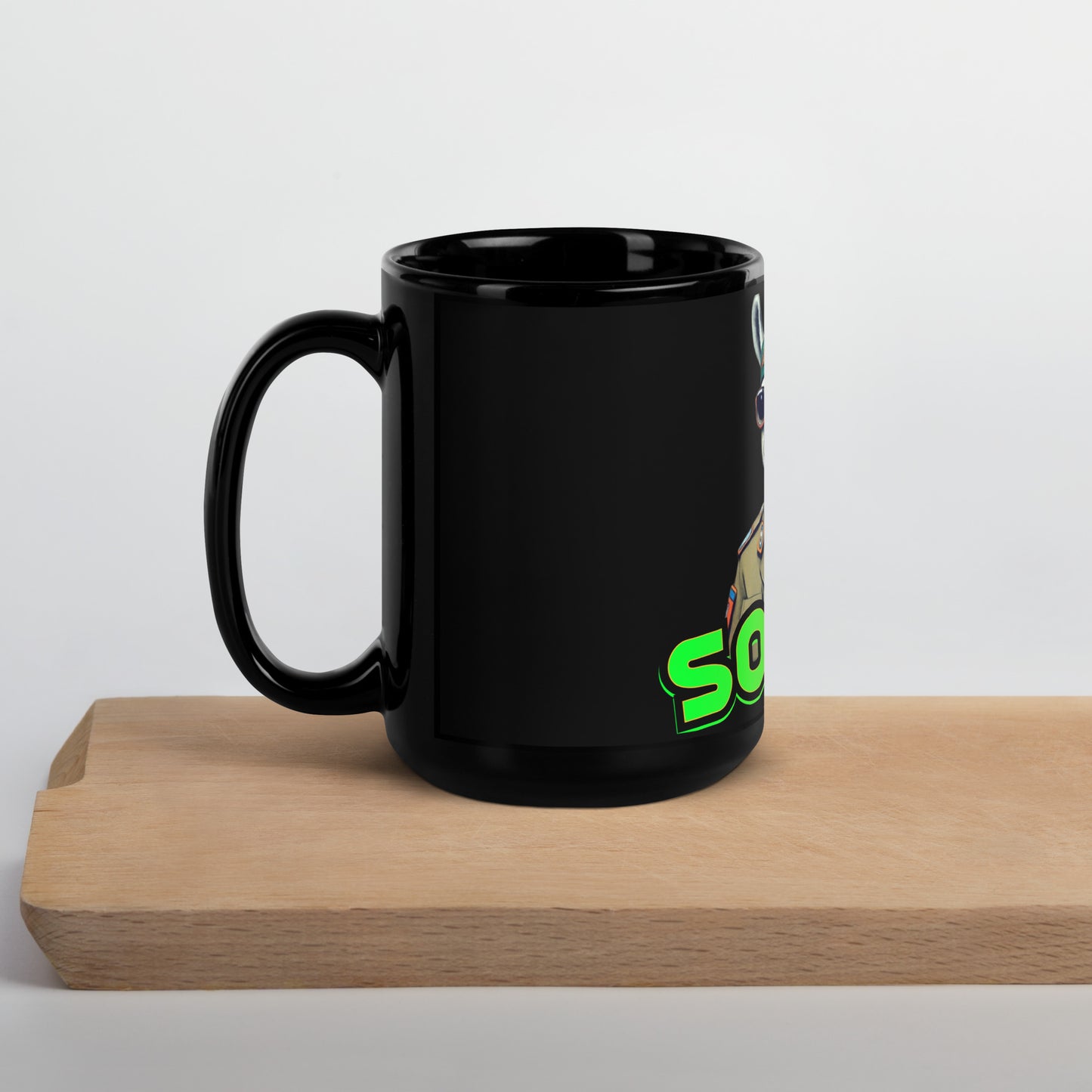 Black Glossy Mug