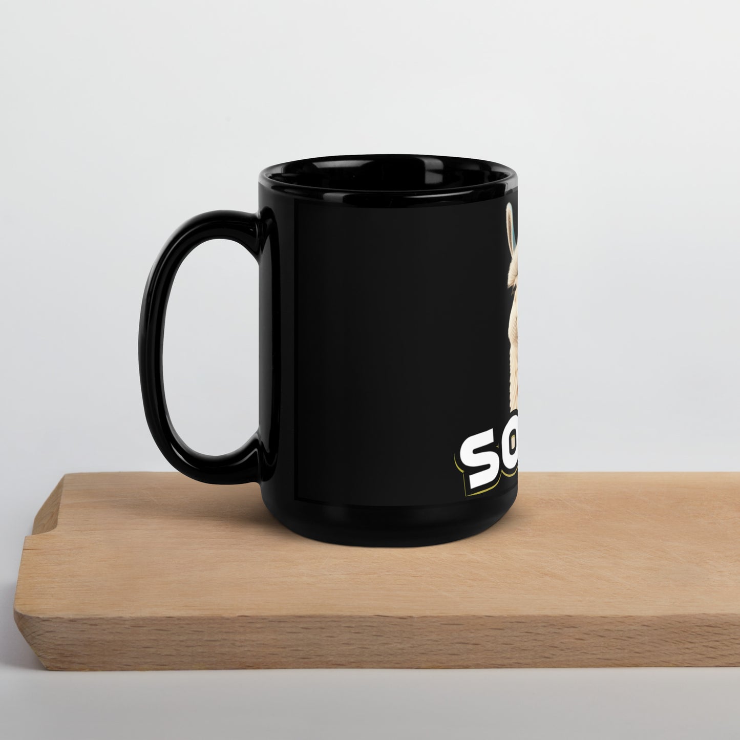 Black Glossy Mug