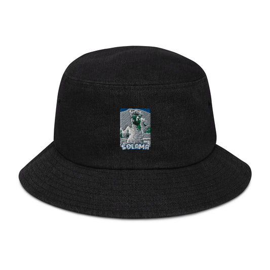 Denim bucket hat