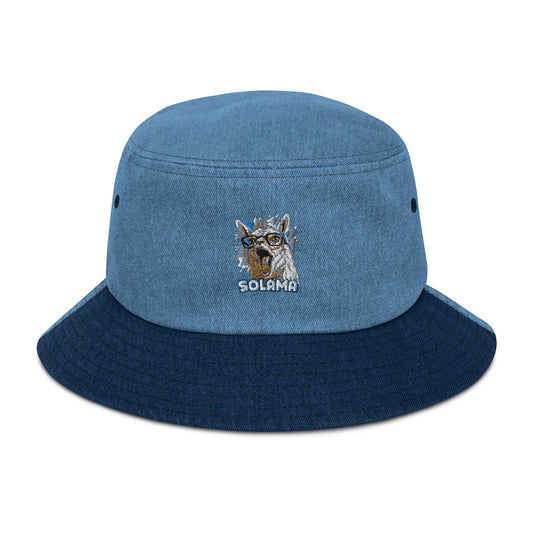 Denim bucket hat