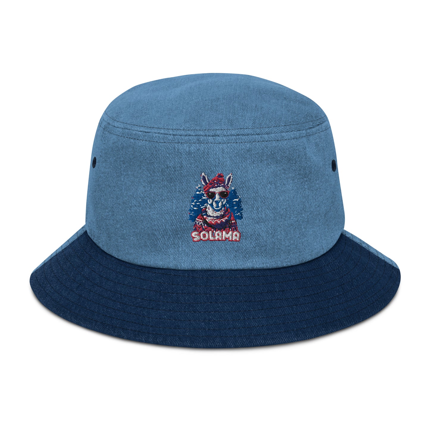 Denim bucket hat