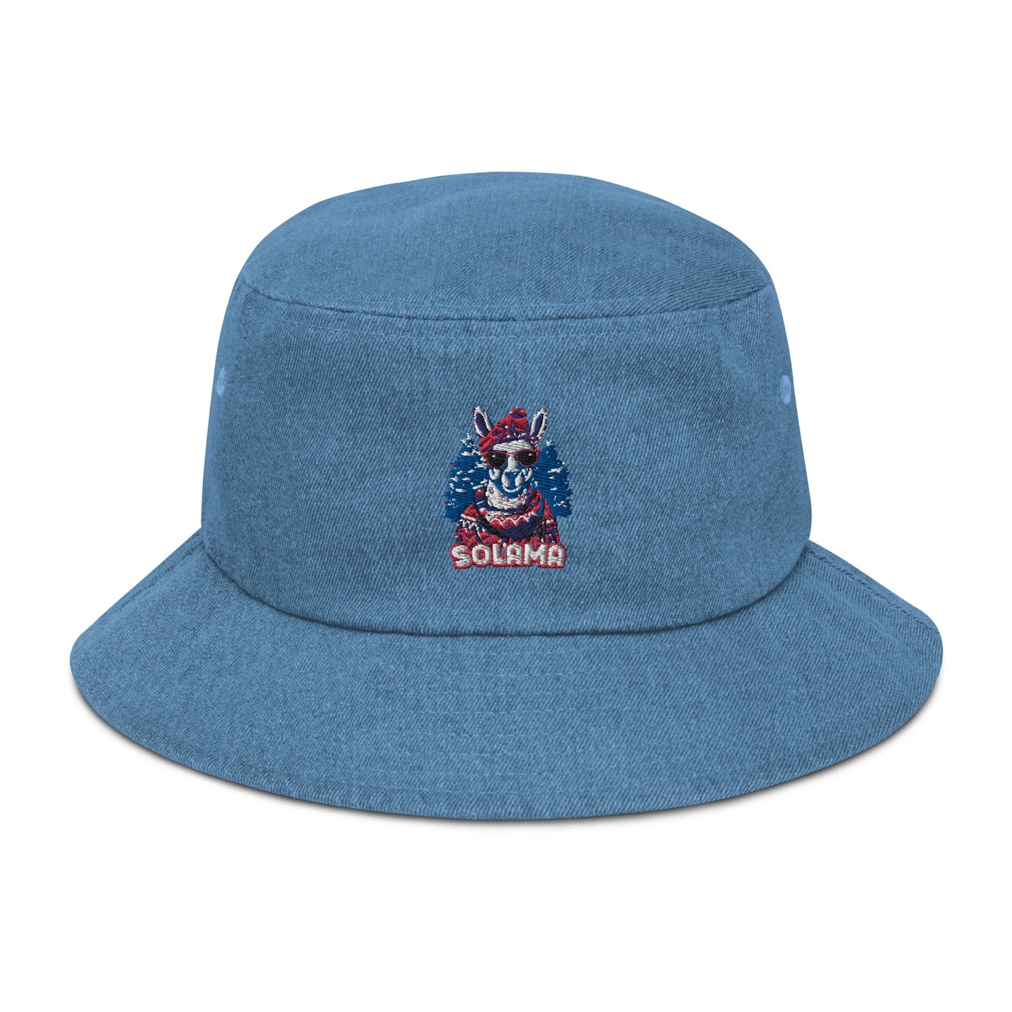 Denim bucket hat