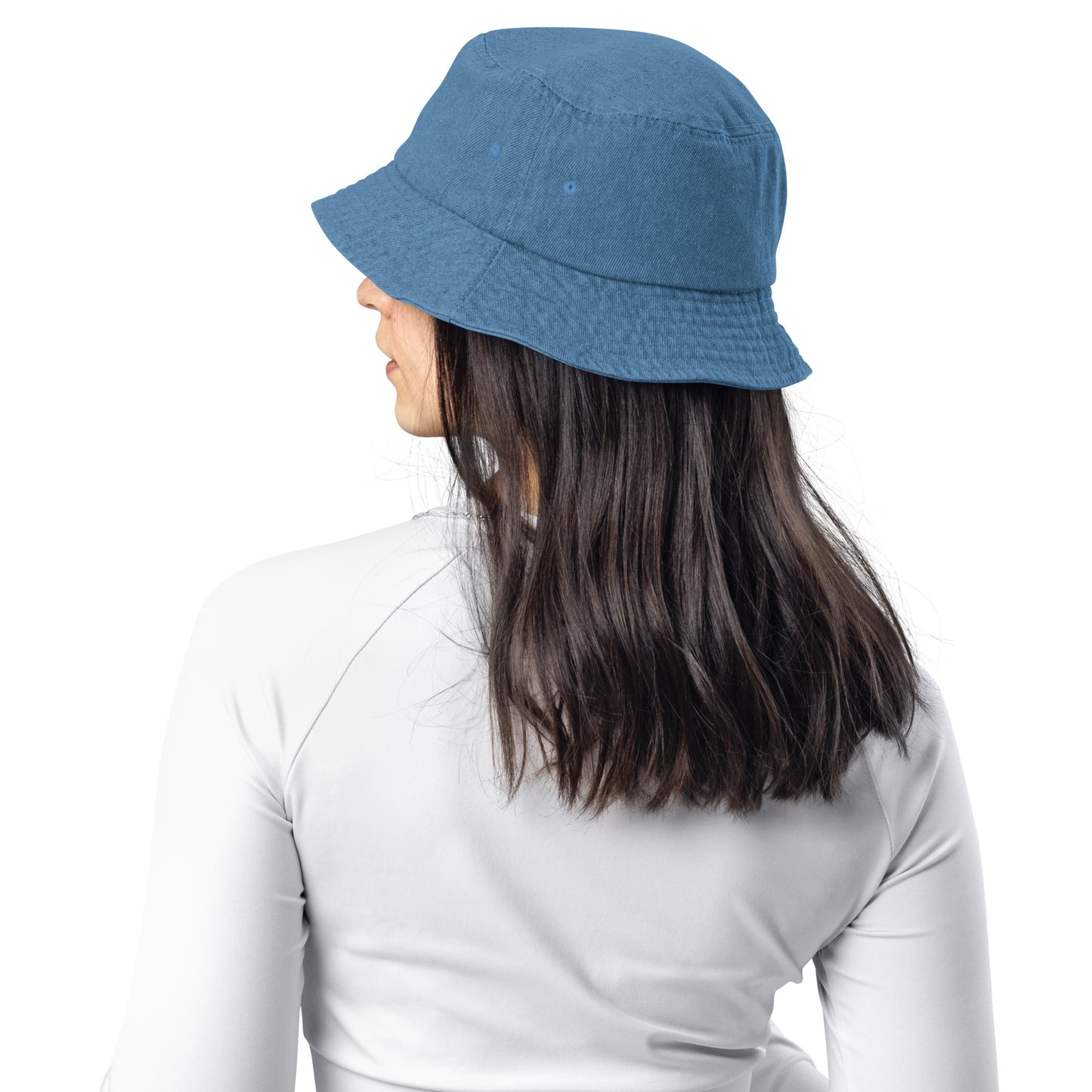 Denim bucket hat