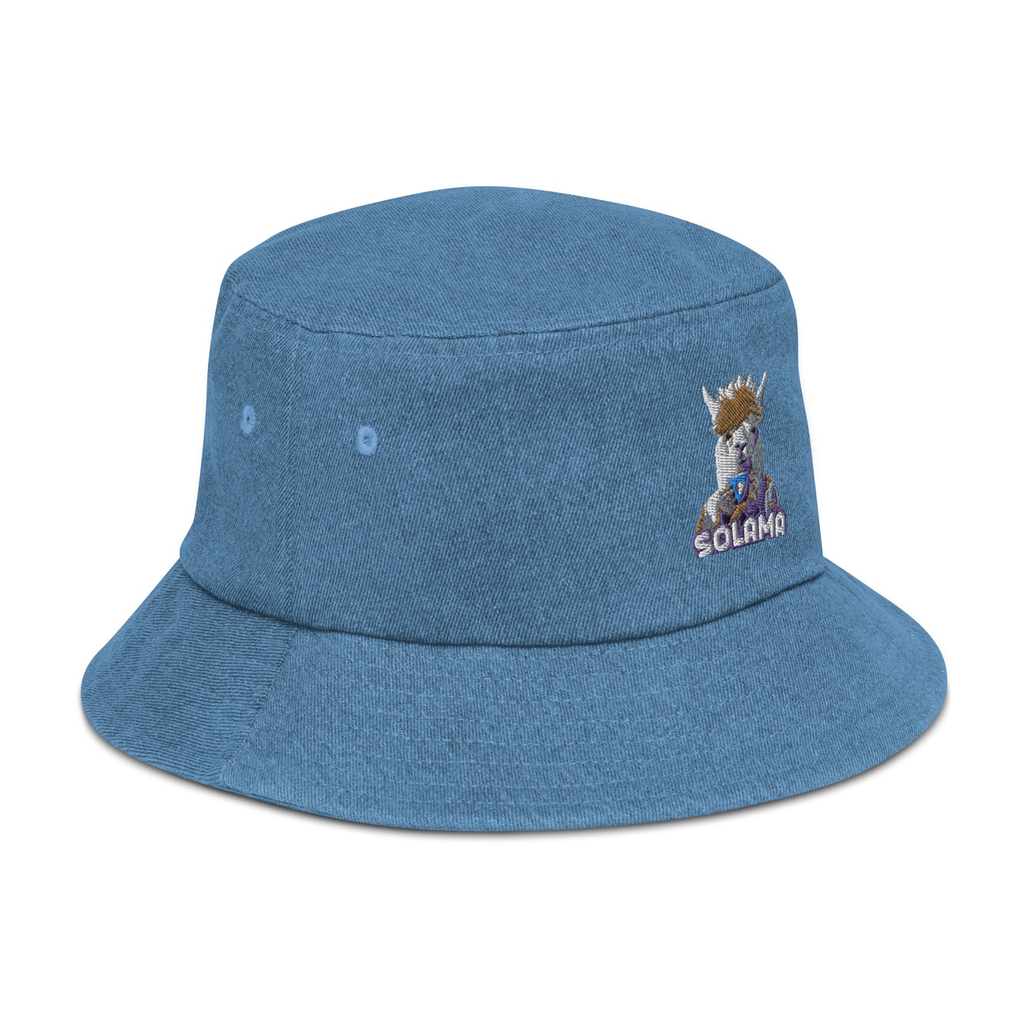 Denim bucket hat