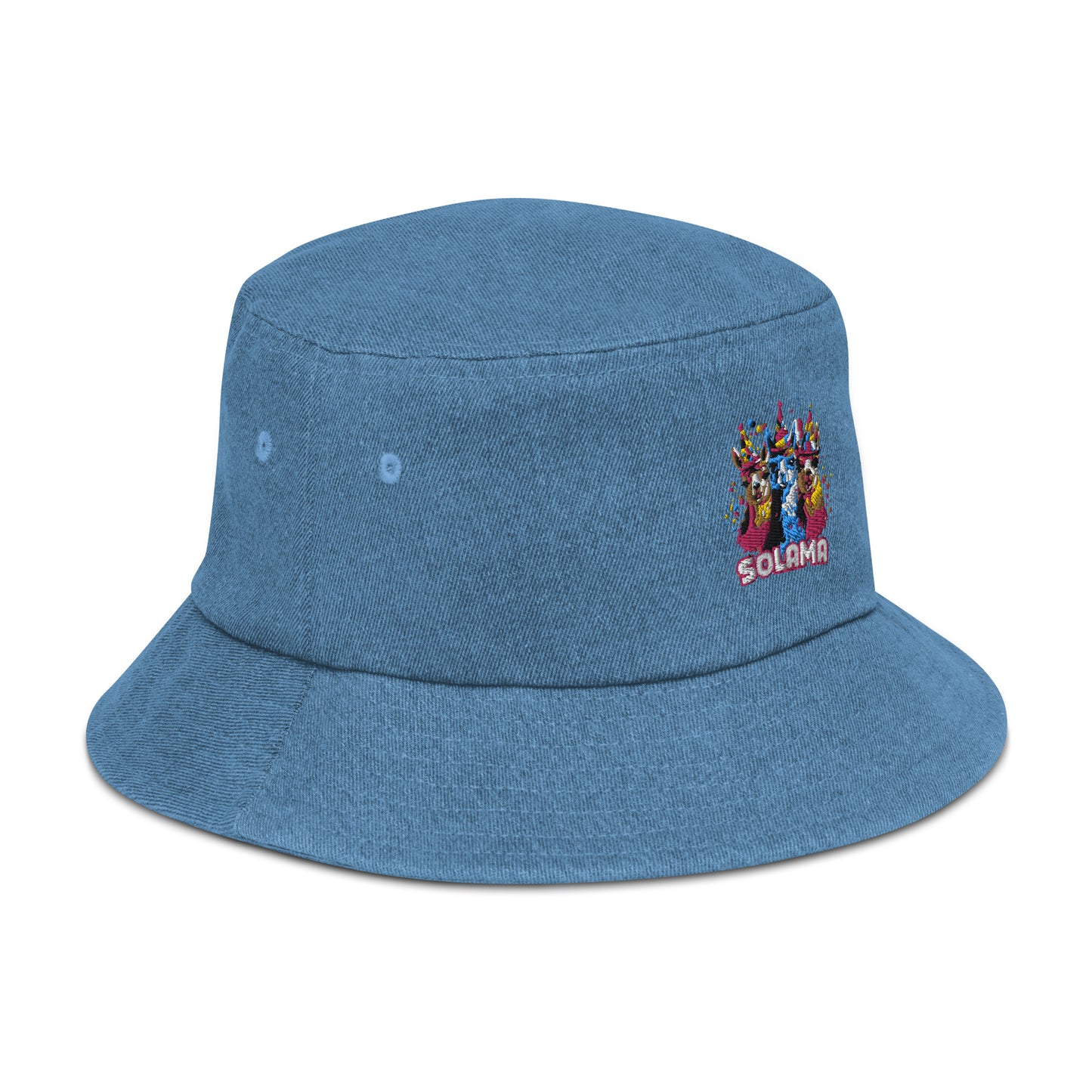 Denim bucket hat