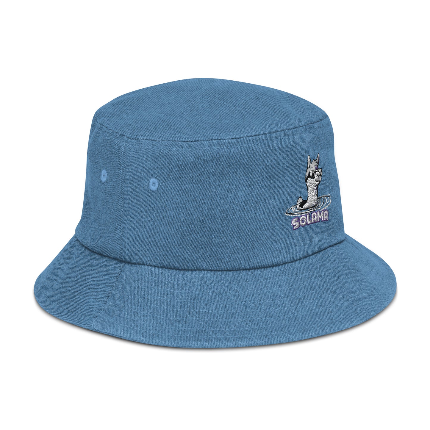 Denim bucket hat